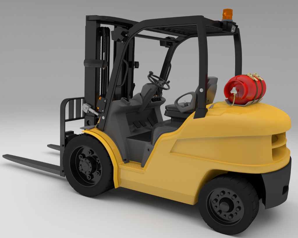 CAT forklift preview image 1